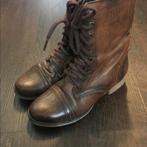 Steve Madden Boots Brown Troopa Boots 6.5 Ladies